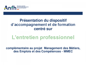 Offre de formation ANFH 