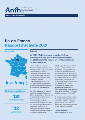 Rapport d'activité 2021