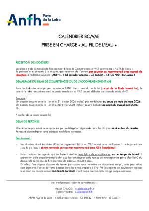 Procédure d'examen "Au fil de l'Eau"