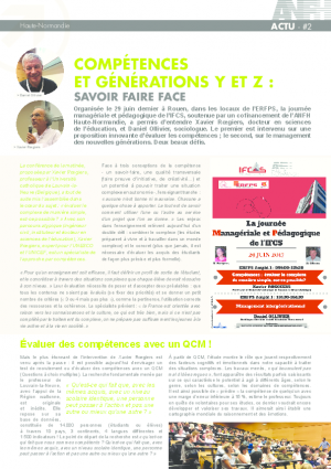 #2 - COMPÉTENCE ET GÉNÉRATION Y - Z