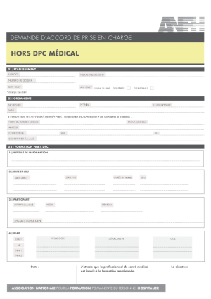 DAPEC individuelle hors DPC personnel médical