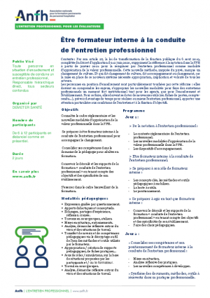 Etre formateur interne à la conduite de l'entretien - DEMETER
