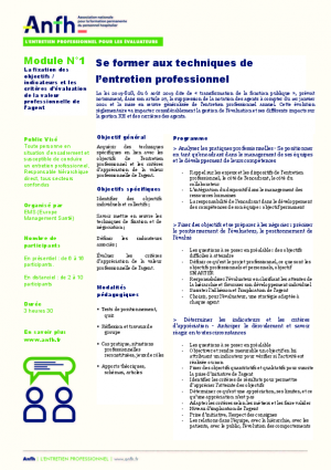 Se former aux techniques de l'entretien professionnel - EMS