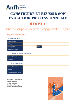 Fiche d’inscription et charte d’engagement CREP