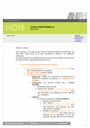 NOTE GESTION EP 2018