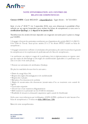 Note d'information