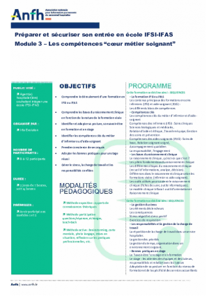 Module 3 programme