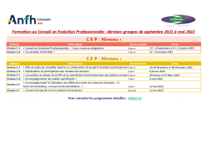 Programmation CEP 2021-2022