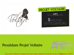 PROCÉDURES INSCRIPTION VOLTAIRE
