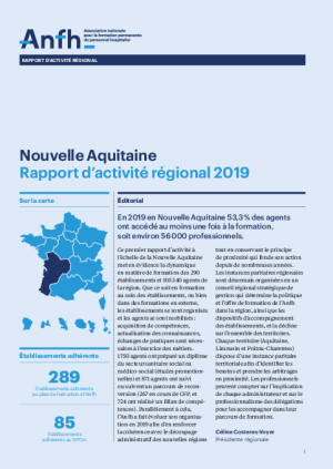 Rapport d'activité Nouvelle Aquitaine 2019