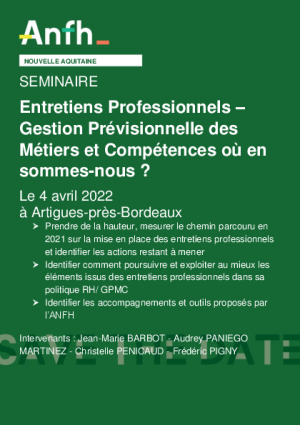 Save the date Entretien Professionnel