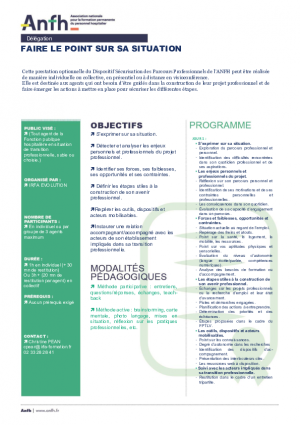Les programmes "sécurisation des parcours"