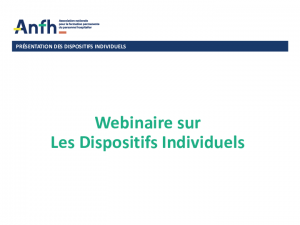 Support webinaire DI - à destination des établissements