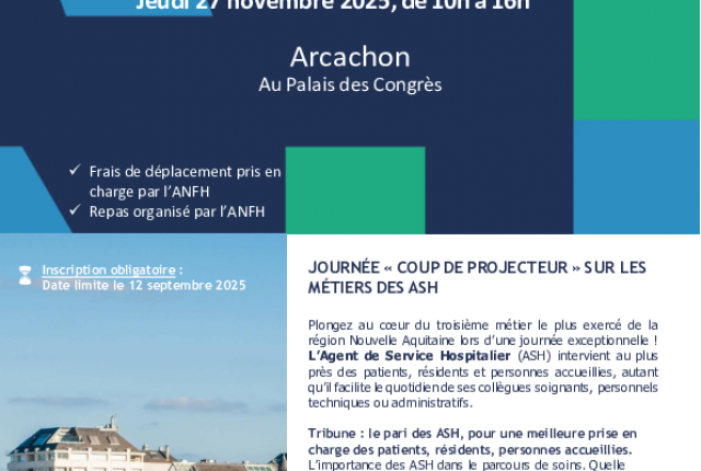 Journée dédiée aux ASH du 27 novembre 2025 : Ouverture des inscriptions !