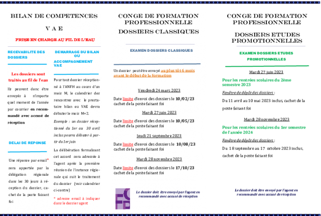 4 - CALENDRIER 2023 DISPOSITIFS INDIVIDUELS