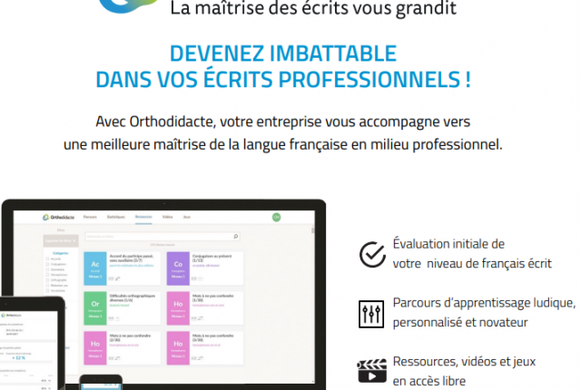 DISPOSITIF - ORTHODIDACTE : Devenez imbattable en orthographe !